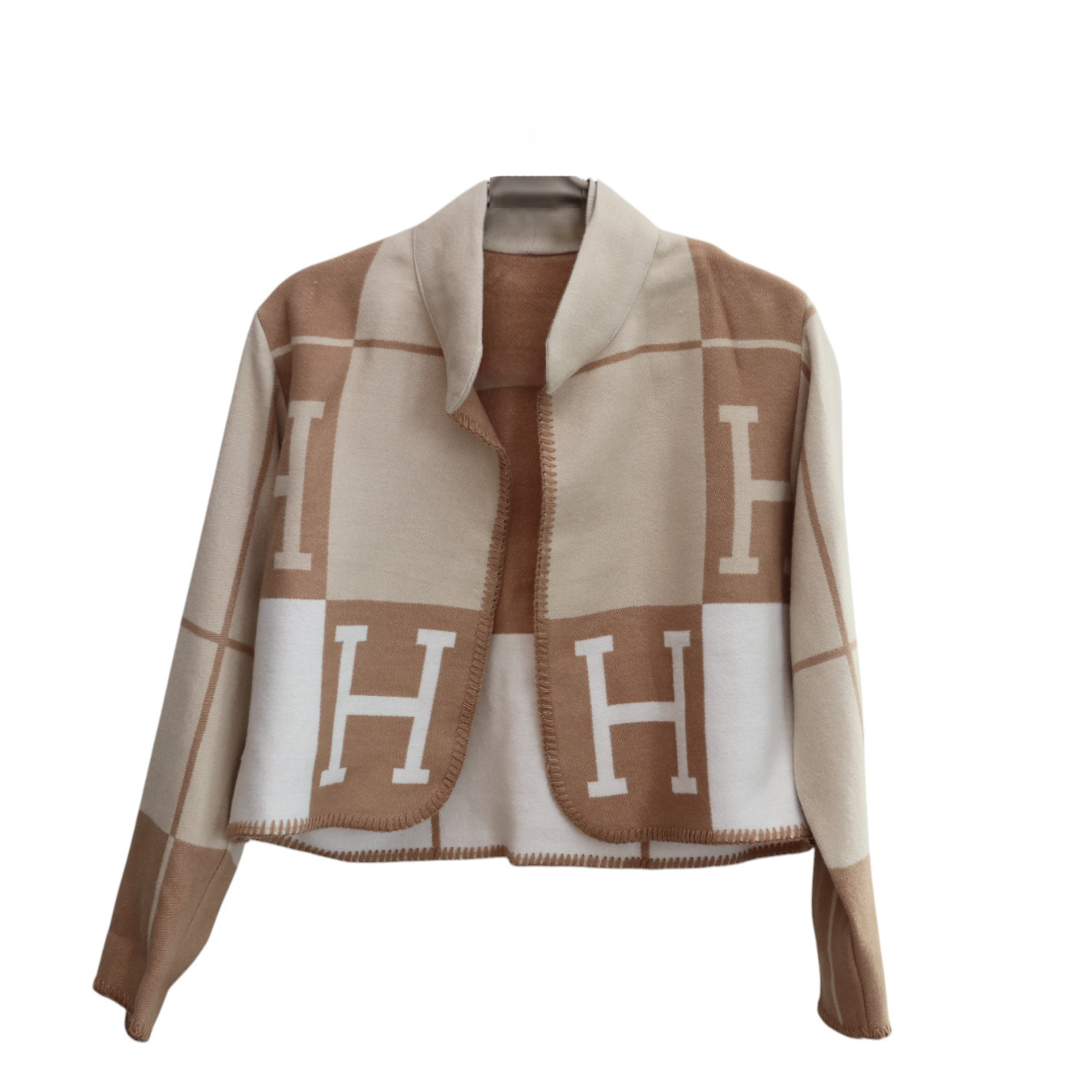 Cropped Jacket - Beige