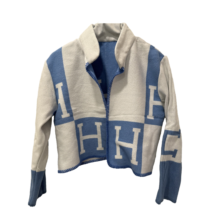 Cropped Jacket - Light Blue