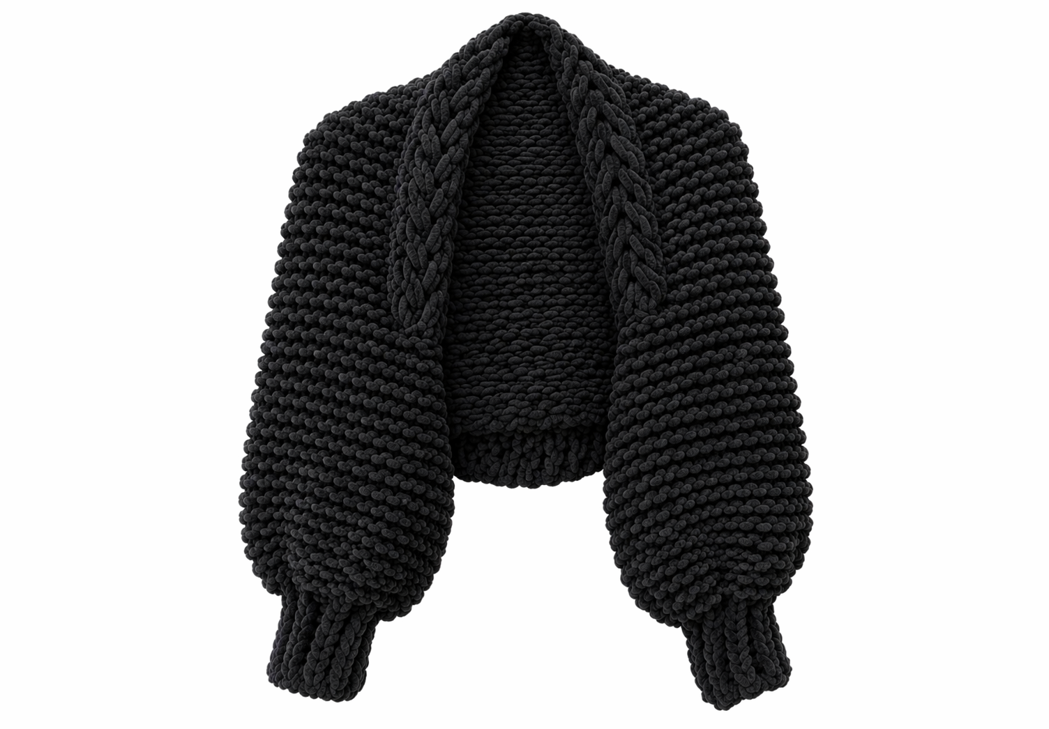 The Signature Shrug in Jet Black